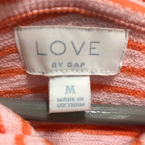Love by Gap textured h terry pink star hoodie Medium - Picture 5 of 8